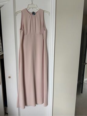 Giorgio Armani Blush Pink Sleeveless Maxi Dress